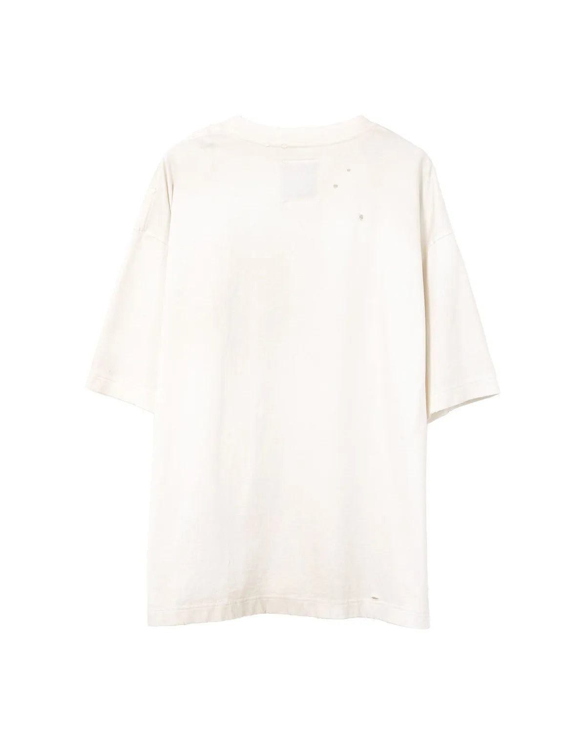 Maison MIHARA YASUHIRO / Cat Printed Embellished Distressed T-shirt (J15TS752)