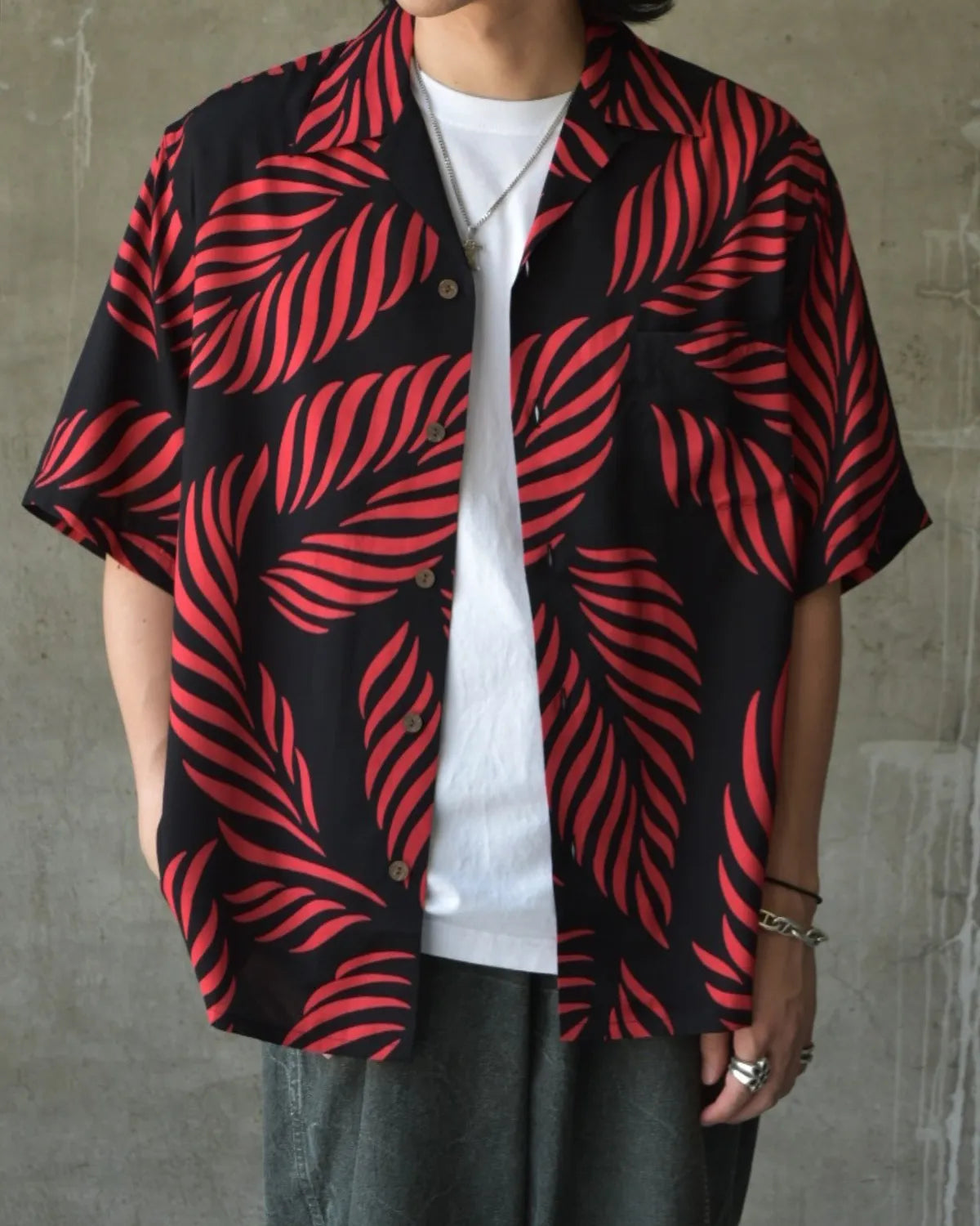 MINEDENIM × WACKO MARIA / HAWAIIAN SHIRT (25MND-WM001)