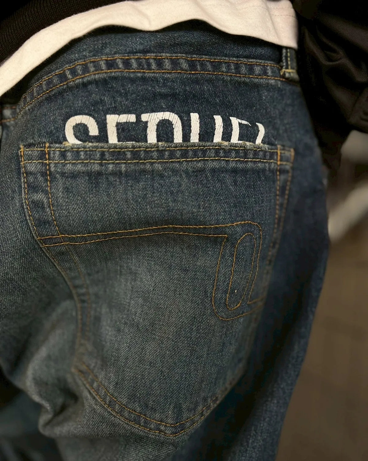 SEQUEL / × FRAGMENT DENIM PANTS (SQ-25AW-PT-09)