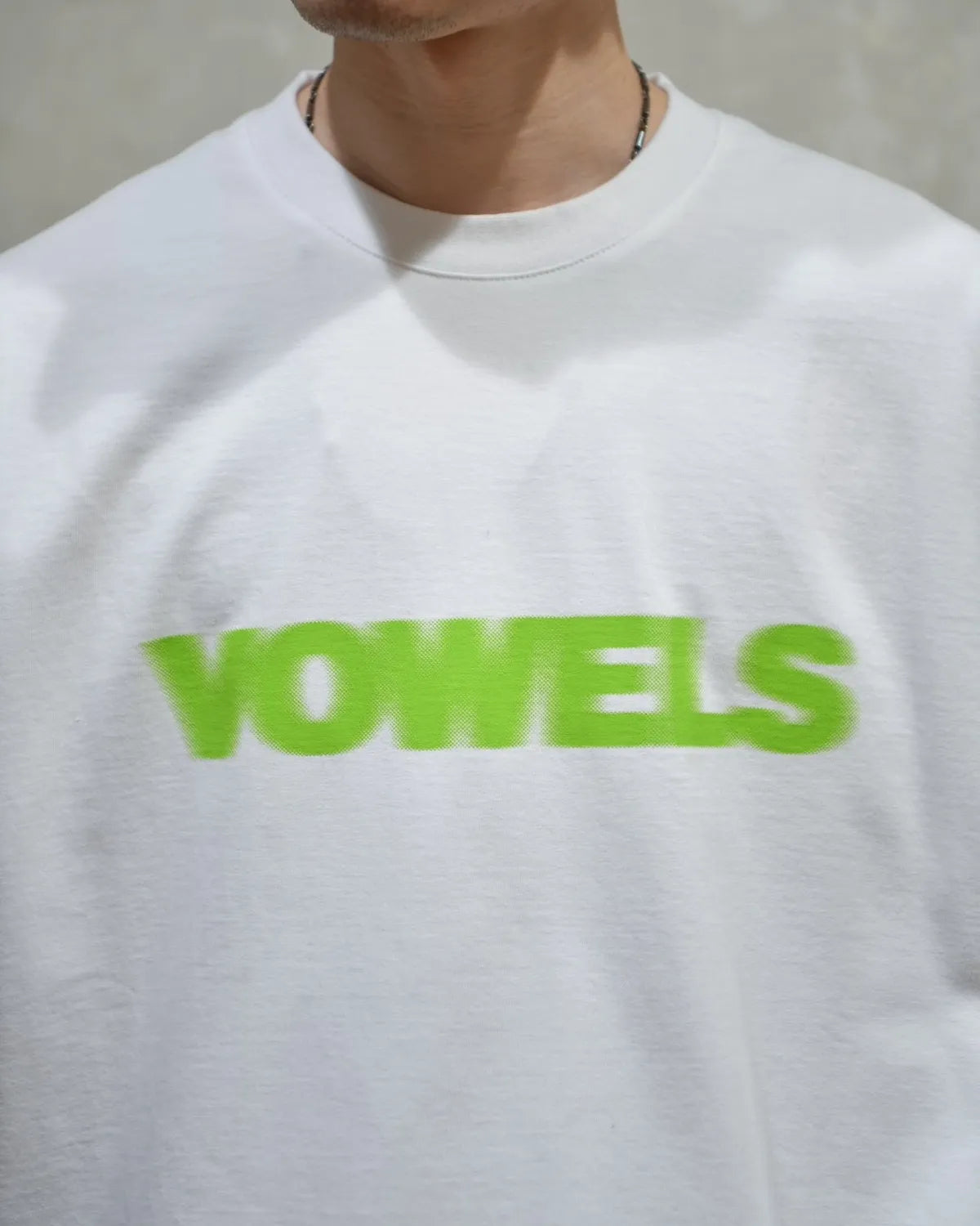 vowels / BLUR TEE (VO-26SS-T003)