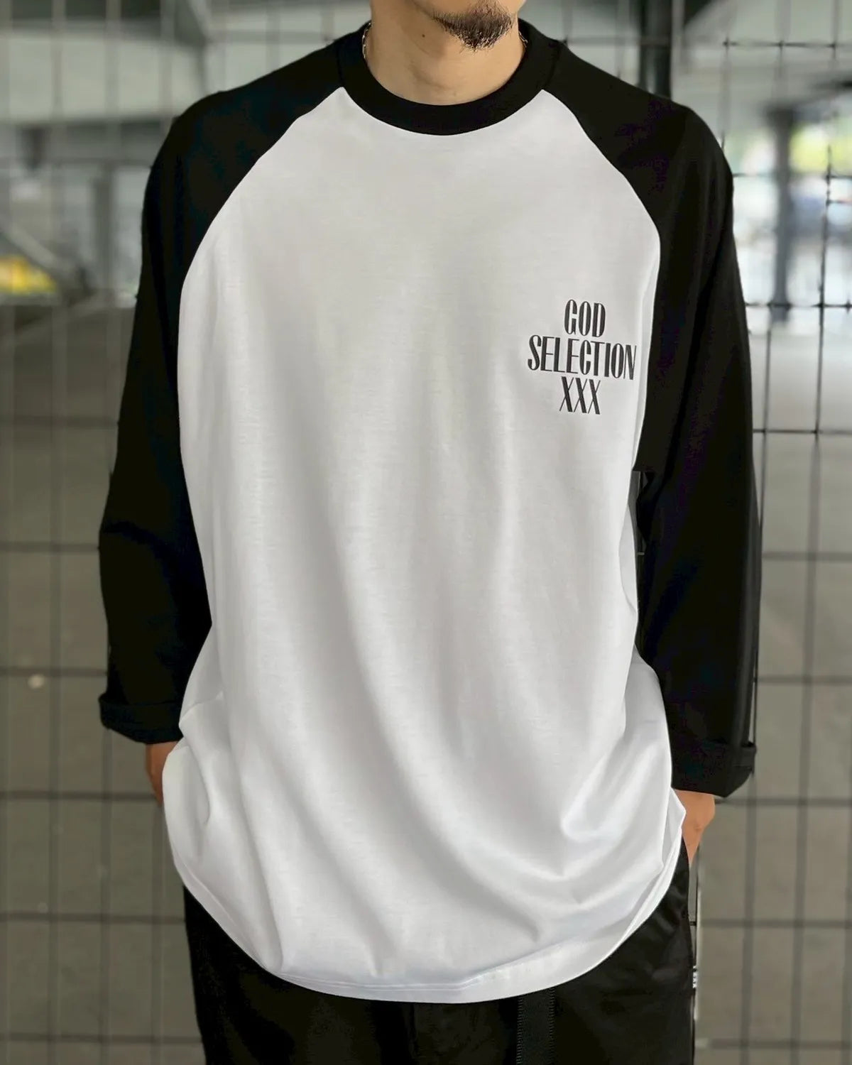 GOD SELECTION XXX / RAGLAN SLEEVE T-SHIRT (GX-S25-RT-02)