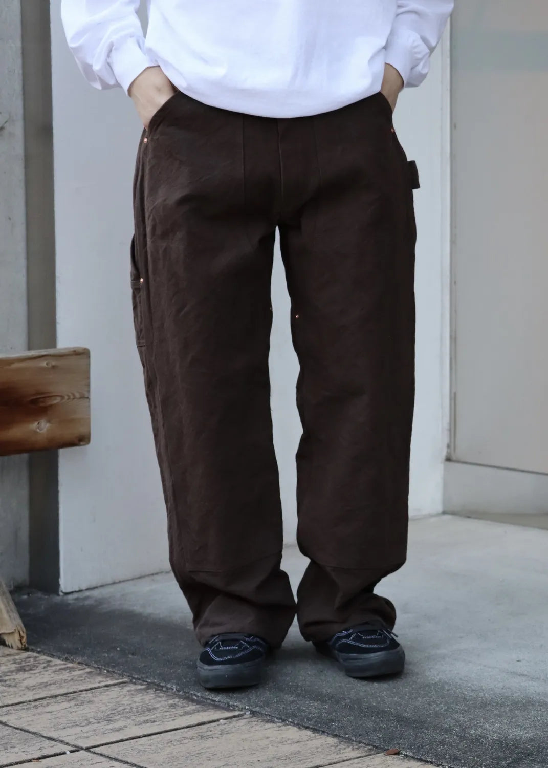 COMOLI / コットンダック ペインターパンツ (D01-03007)