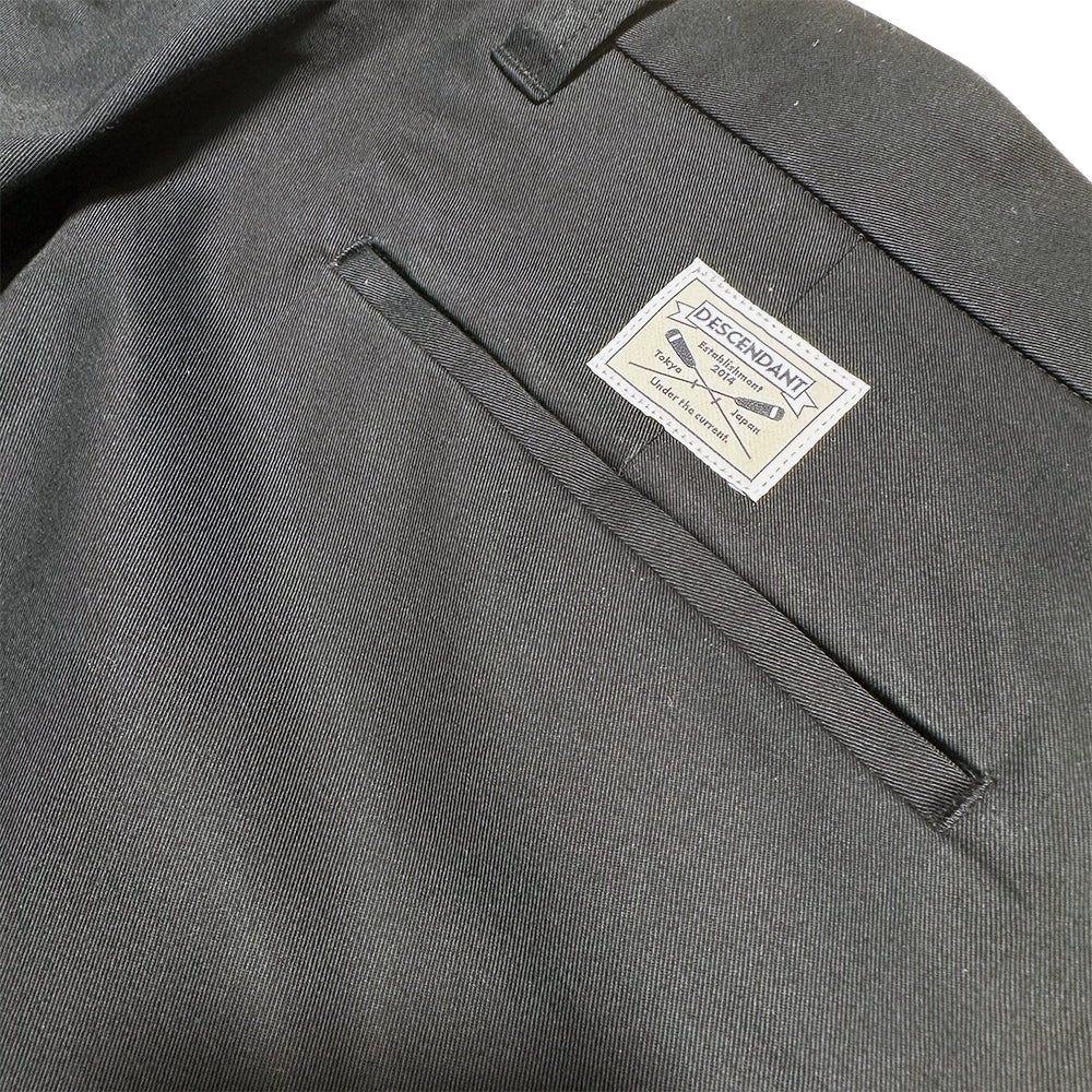 DESCENDANT / DC-6 GDT TWILL TROUSERS