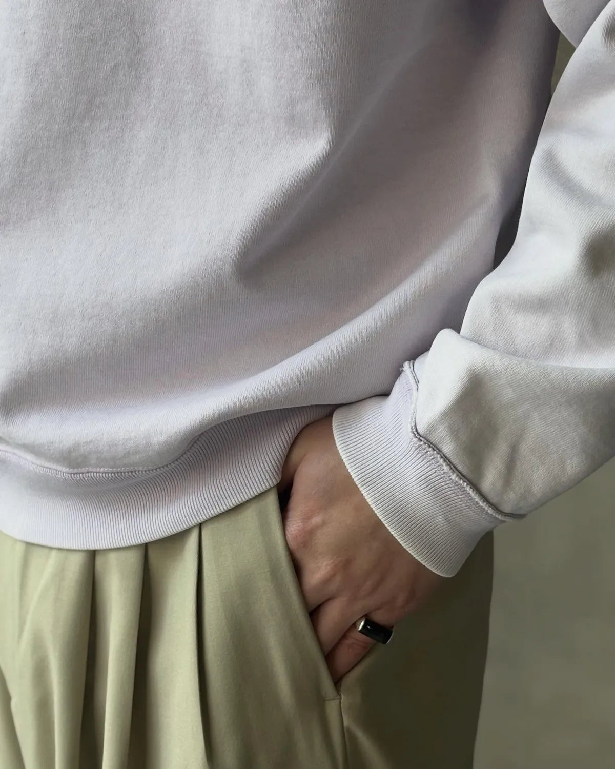 MARKAWARE / Organic Cotton Heavy Fleece Skipper Comfort Sweat (A26A09CS15C)