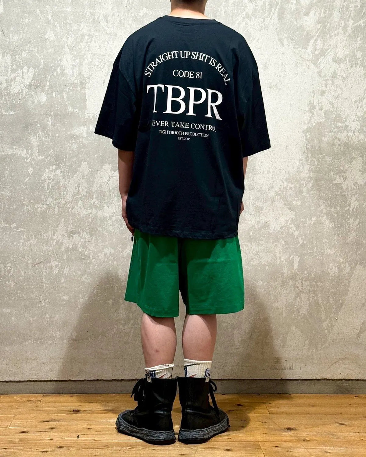 TIGHTBOOTH / LABEL LOGO BOARD SHORTS (00009412)