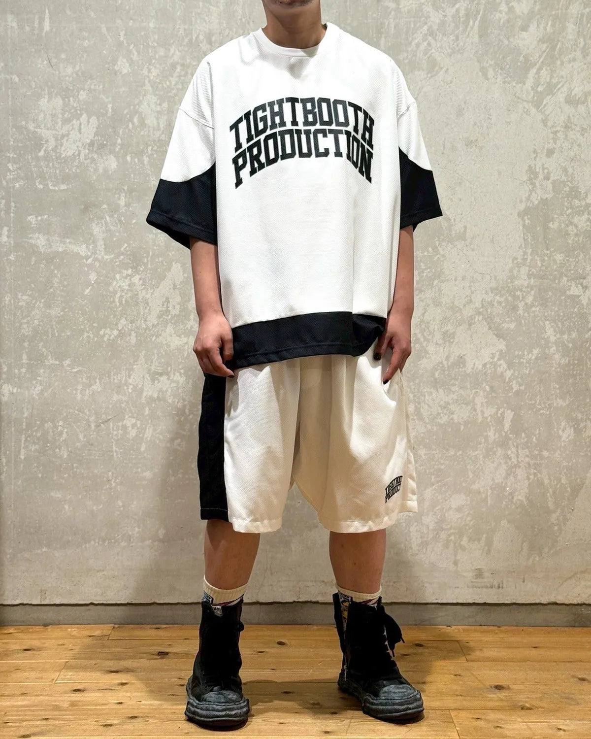 TIGHTBOOTH / COLLEGE DOBBY SHORTS (00009402)