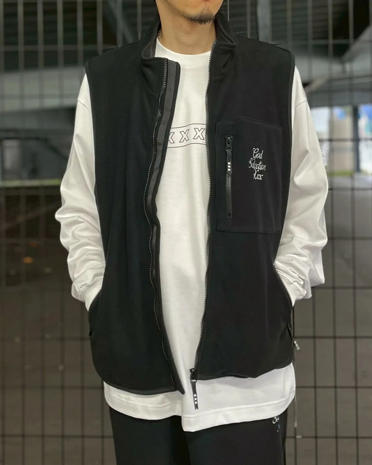 GOD SELECTION XXX / FLEECE VEST (GX-A26-JK-02)