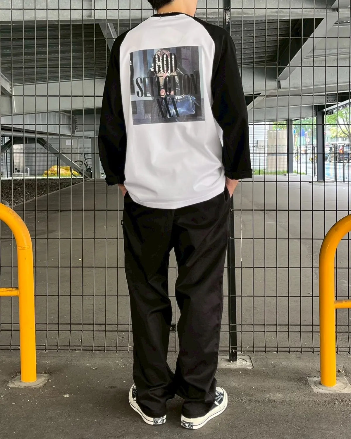 GOD SELECTION XXX / RAGLAN SLEEVE T-SHIRT (GX-S25-RT-02)