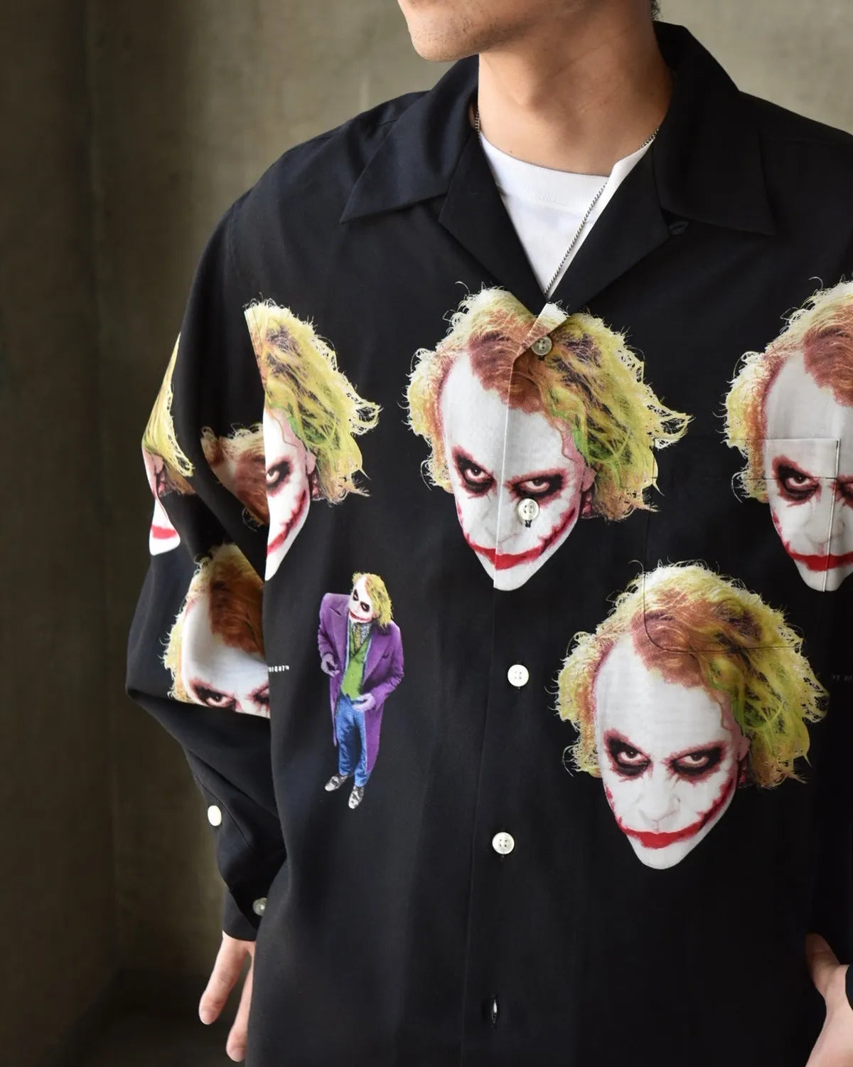 WACKO MARIA × THE DARK KNIGHT TRILOGY / L/S SHIRT -TYPE-2- (TDKT-WM-HI07)