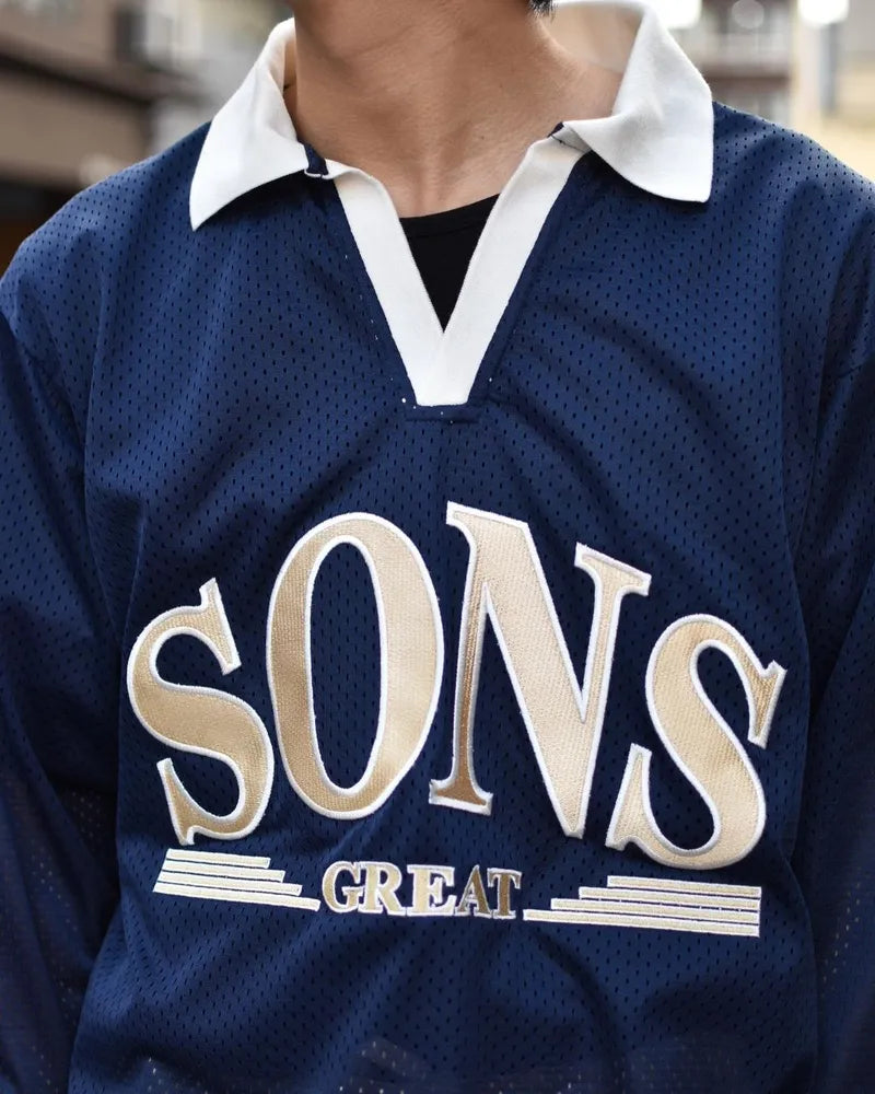 SON OF THE CHEESE / "SONS"Mesh Game Shirts (SC2410-CT01)　