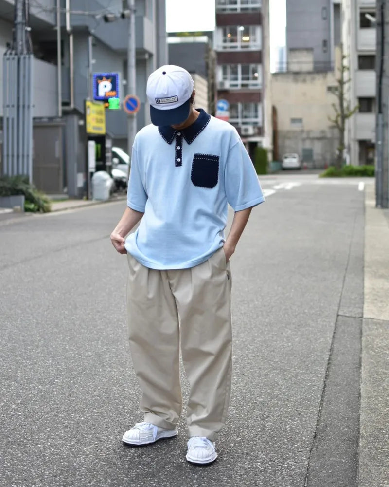 SON OF THE CHEESE / Hand Stitch Polo Knit (SC2410-KN05)