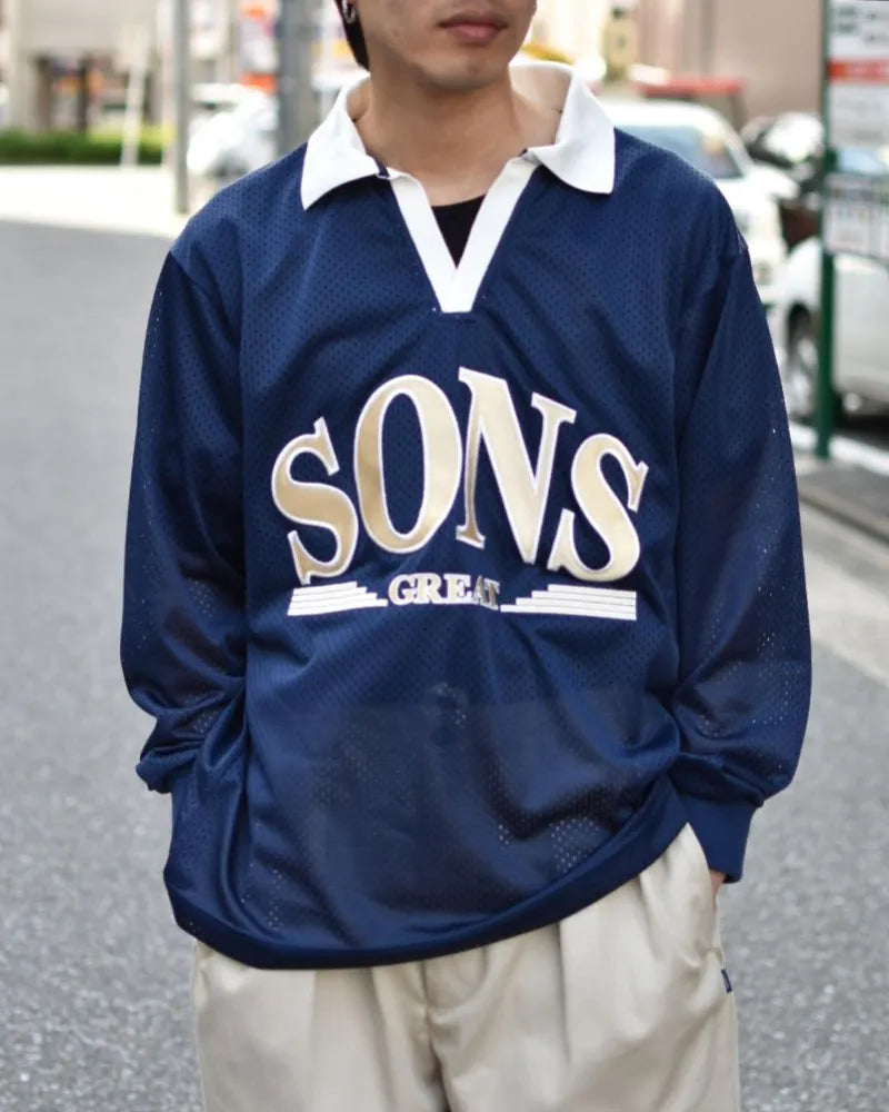 SON OF THE CHEESE / "SONS"Mesh Game Shirts (SC2410-CT01)　