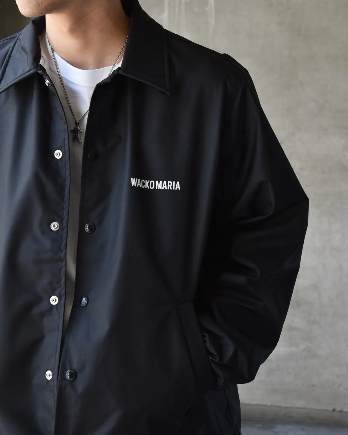WACKO MARIA × THE DARK KNIGHT TRILOGY / COACH JACKET -TYPE-1- (TDKT-WM-BL01)