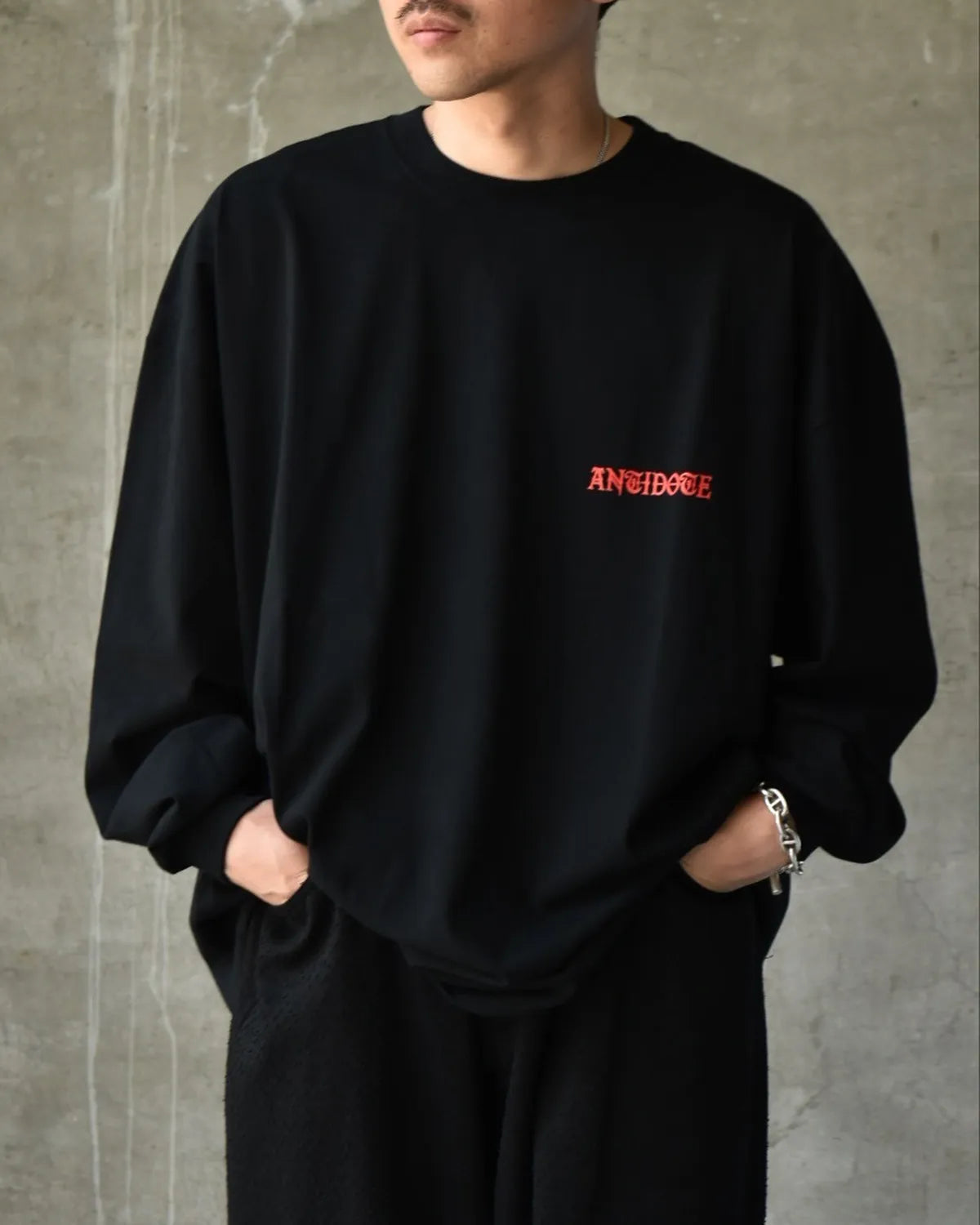 ANTIDOTE BUYERS CLUB / Over Sized Logo L/S Tee (ABCAW250S02)