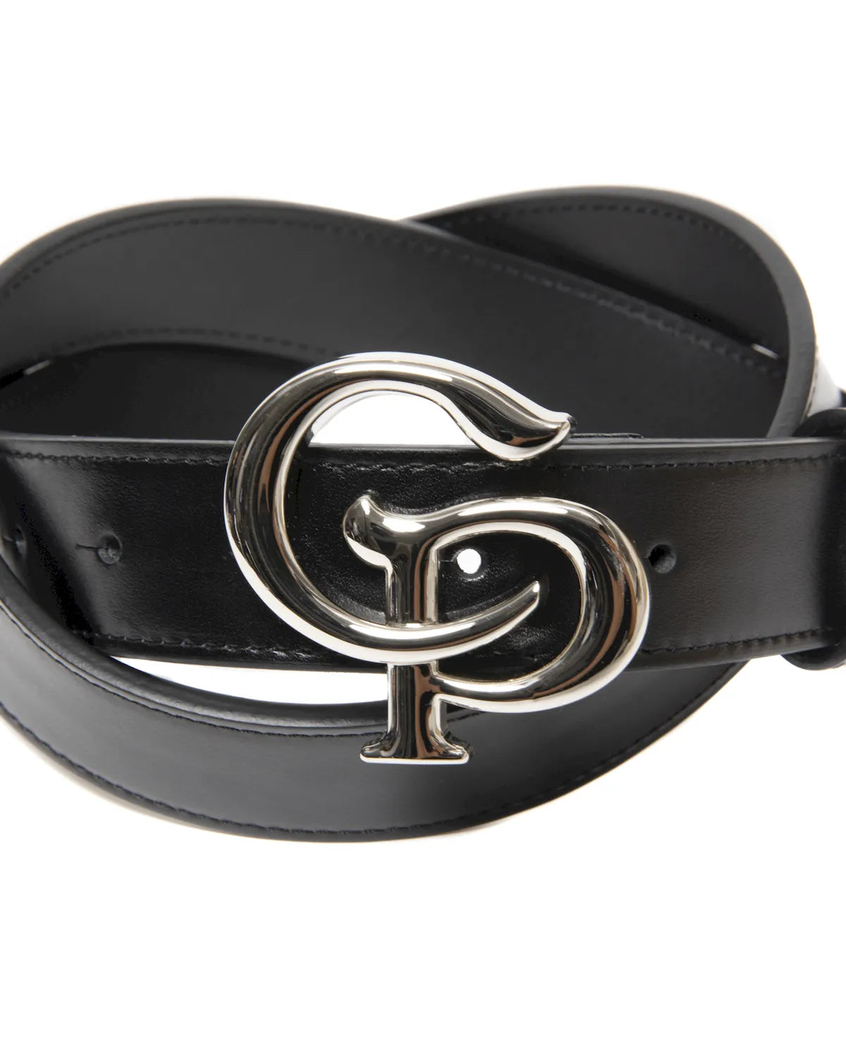 COOTIE PRODUCTIONS® / Symbol Buckle Leather Belt (CTE-25S543)