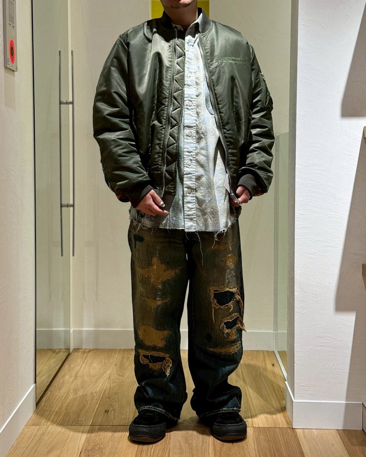 MIYAGIHIDETAKA × PENDLETON / MA-1 (MH044)