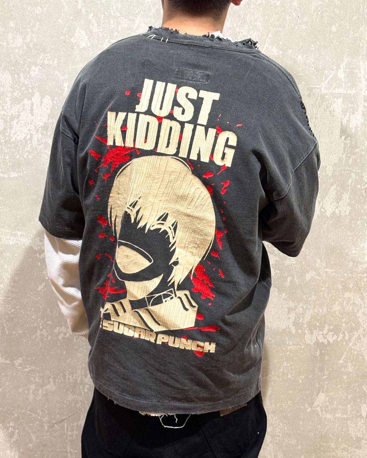 THE SUGAR PUNCH × MINUS × SAKAMOTO DAYS / S/S T-Shirt -NAGUMO- (TSMM25SM001)