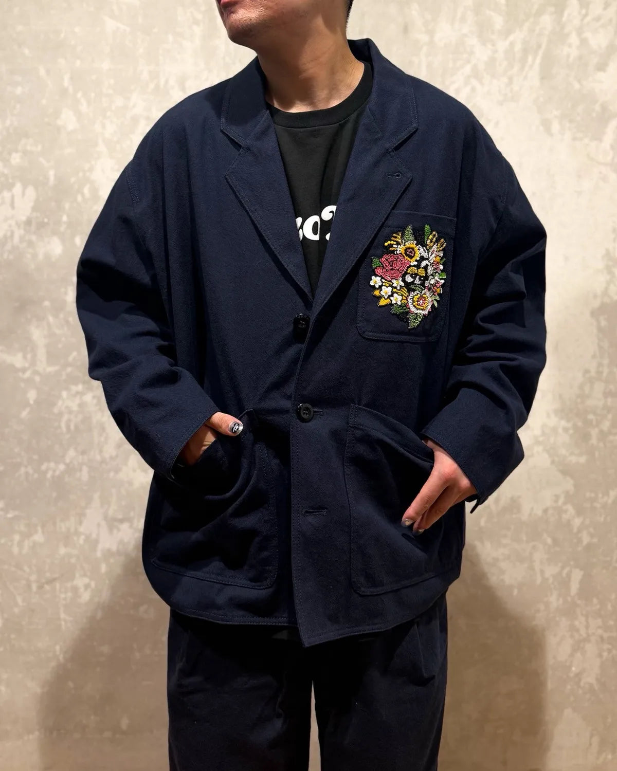 KENZO × Verdy / 'KENZO by Verdy' エンブロイド ワークウエア ジャケット (FF55VE2319GV)