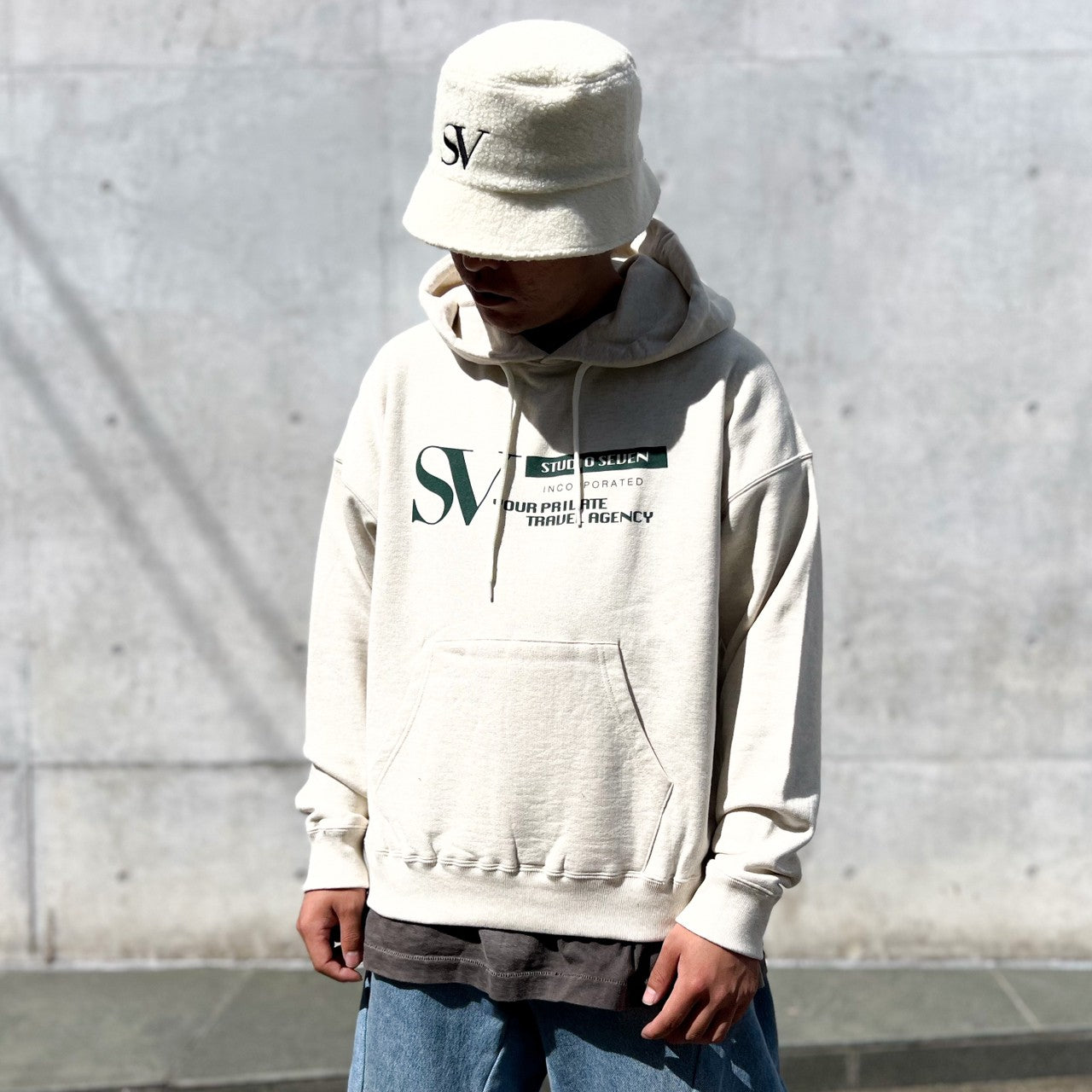 STUDIO SEVEN / SV CUTOFF HOODIE