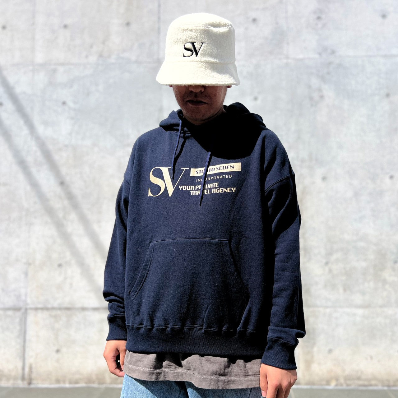 STUDIO SEVEN / SV CUTOFF HOODIE