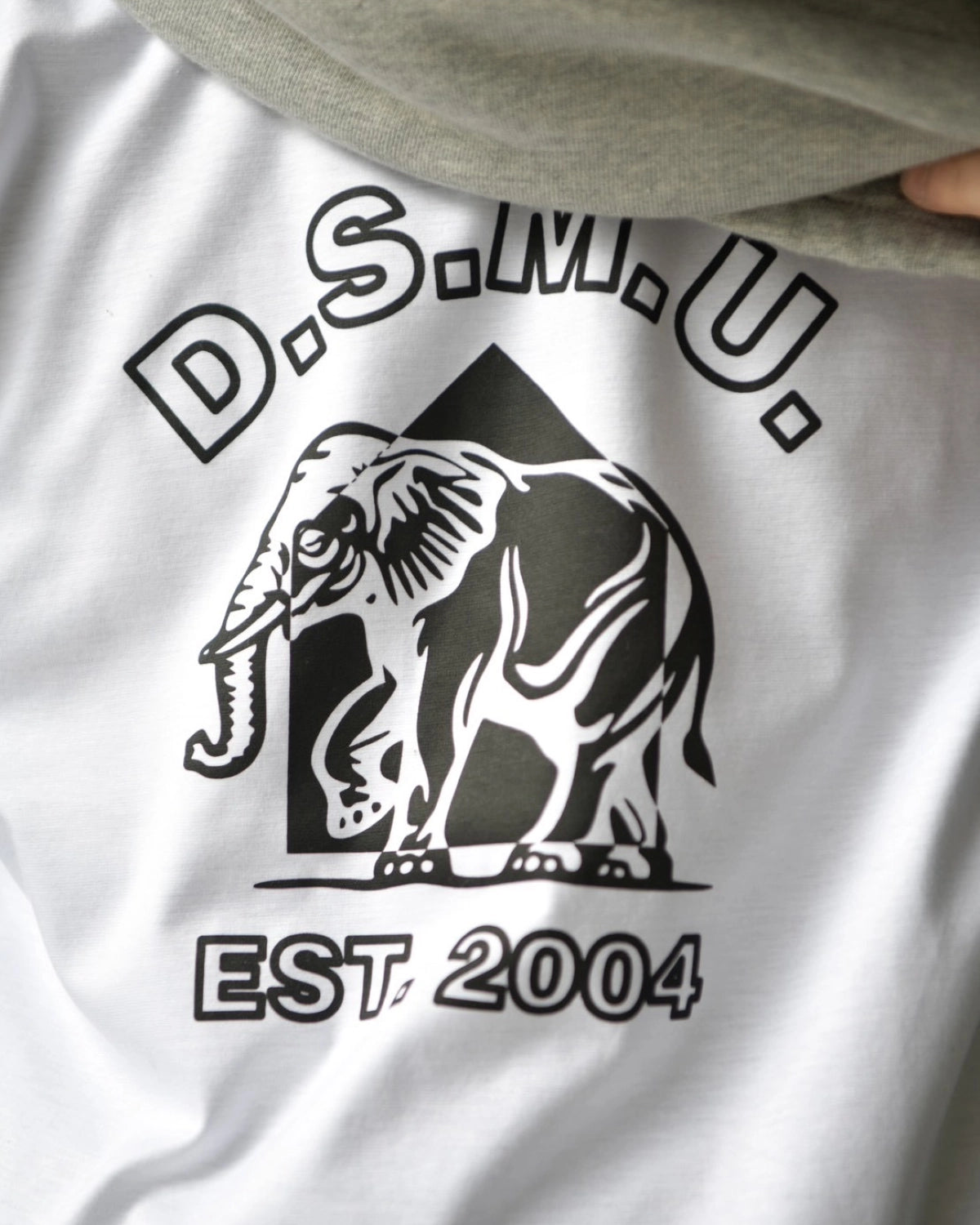 DOVER STREET MARKET kei ninomiya / SS T-SHIRT "D.S.M.U" COTTON PONTE (DSM01T007)