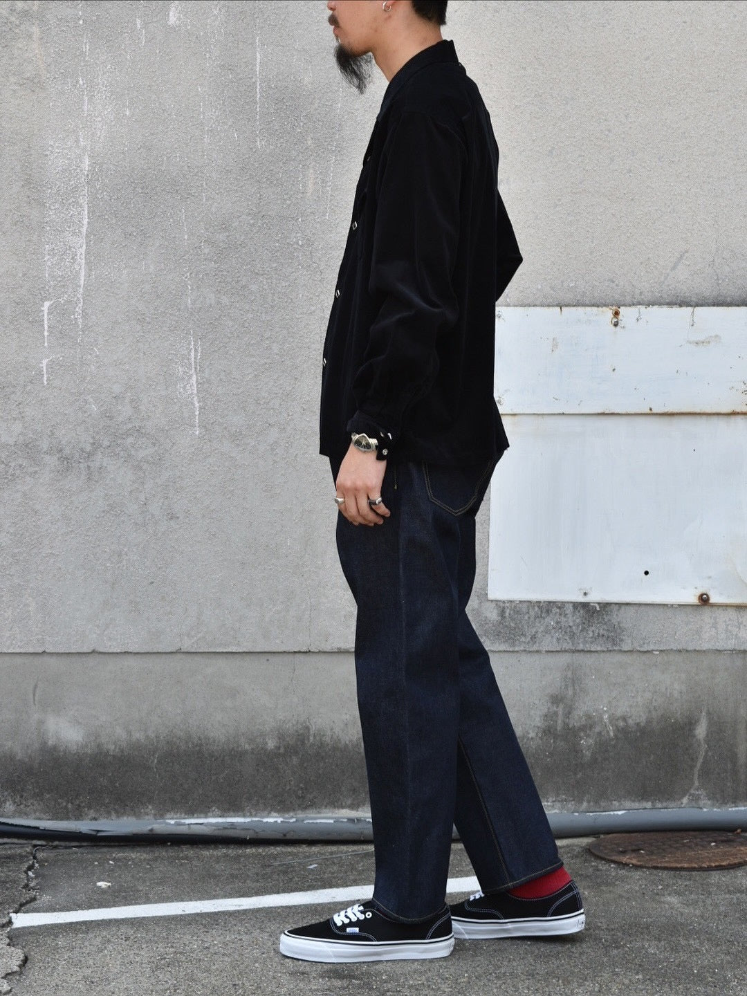 MINEDENIM / Narrow Corduroy Western Open Collar SHIRT (2508-5001)