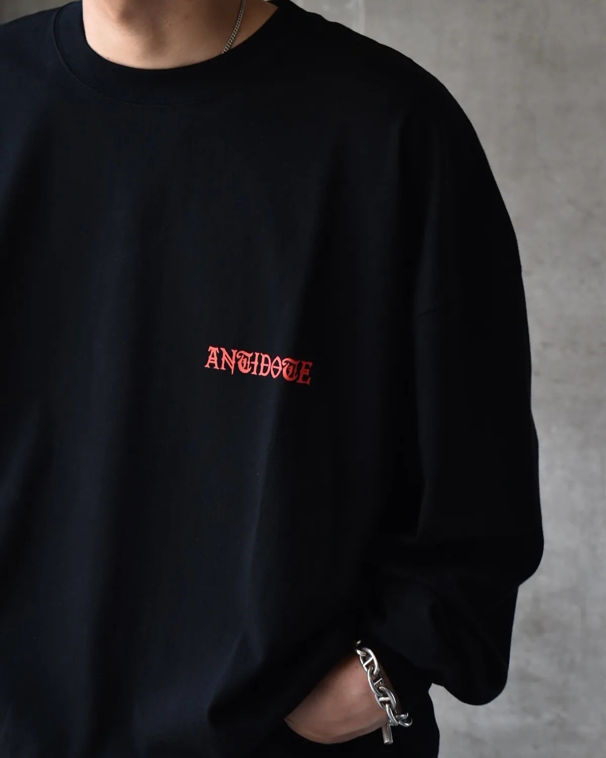 ANTIDOTE BUYERS CLUB / Over Sized Logo L/S Tee (ABCAW250S02)
