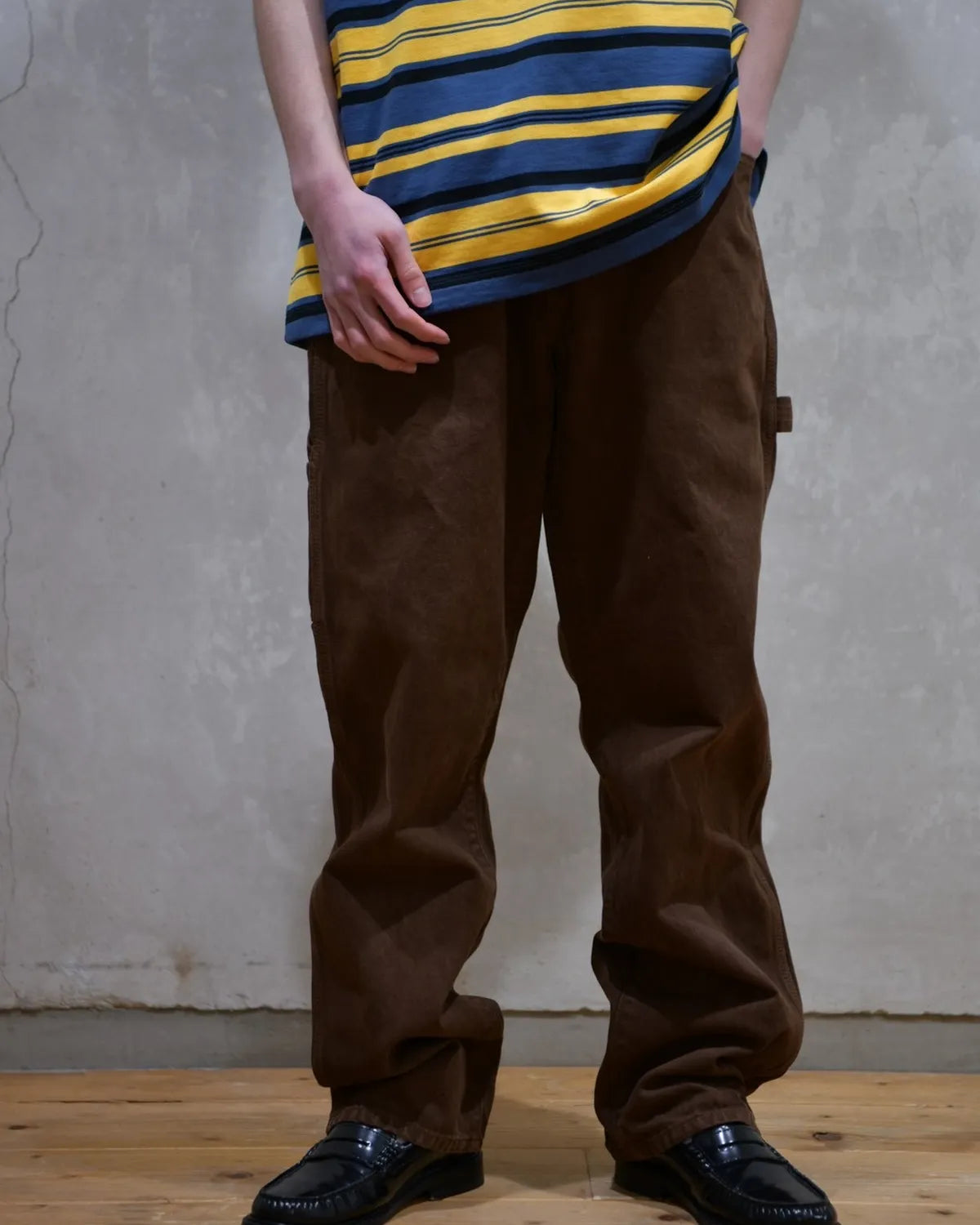 vowels / OVERDYED PAINTER PANTS (VO-26SS-PT045)