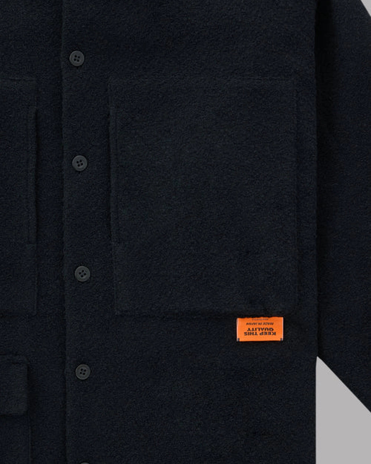 ALWAYS OUT OF STOCK / TWEED-LIKE UTILITY JACKET (HA-025202108)