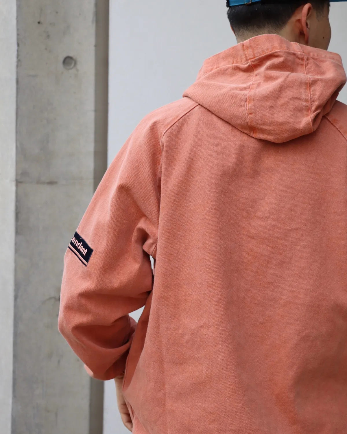 DESCENDANT / MOLE HOODED LS SHIRT PIGMENT DYE (262WVDS-SHM04)