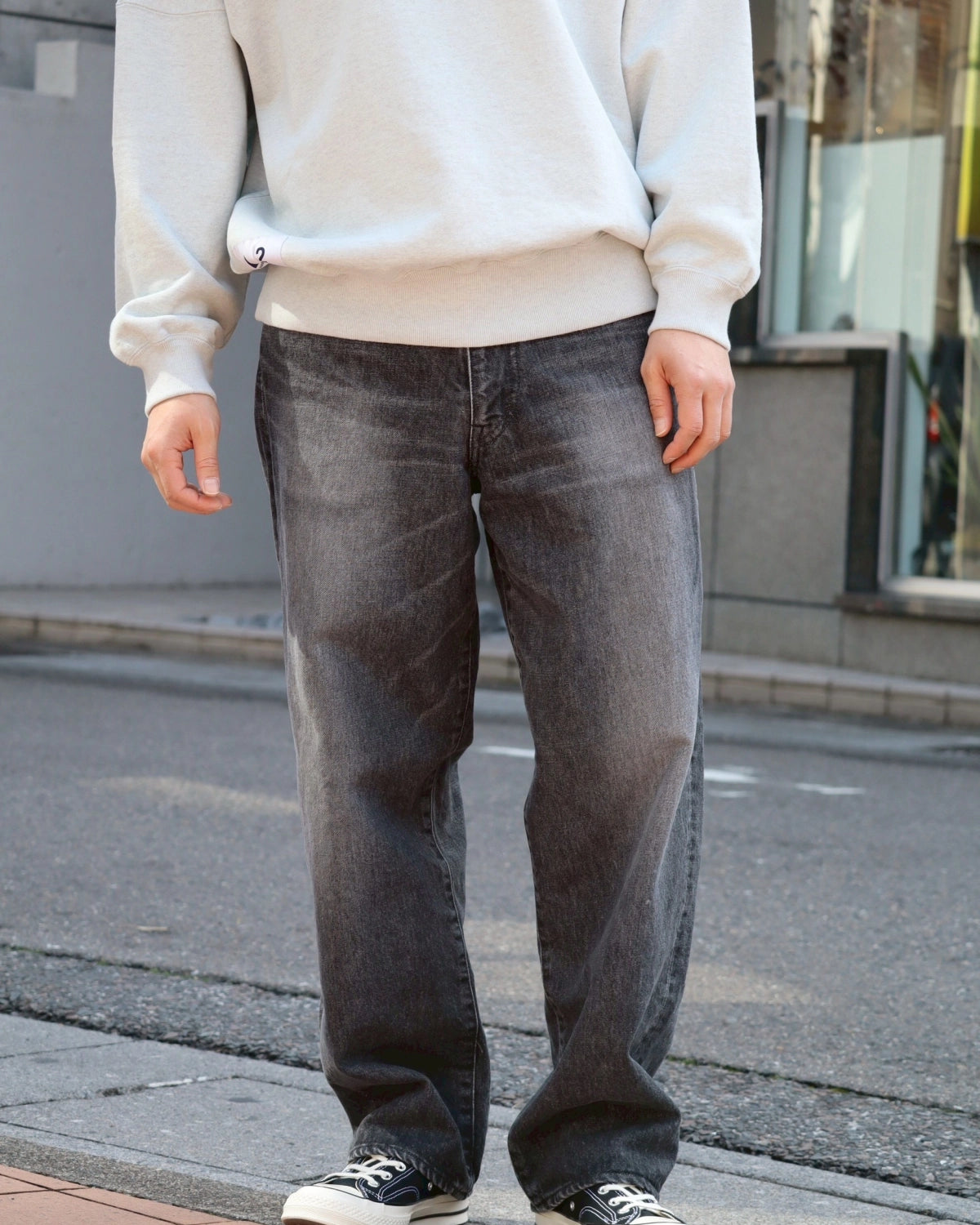 DESCENDANT / 1995 DENIM TROUSERS BAGGY HARD WASH (261WVDS-PTM04)