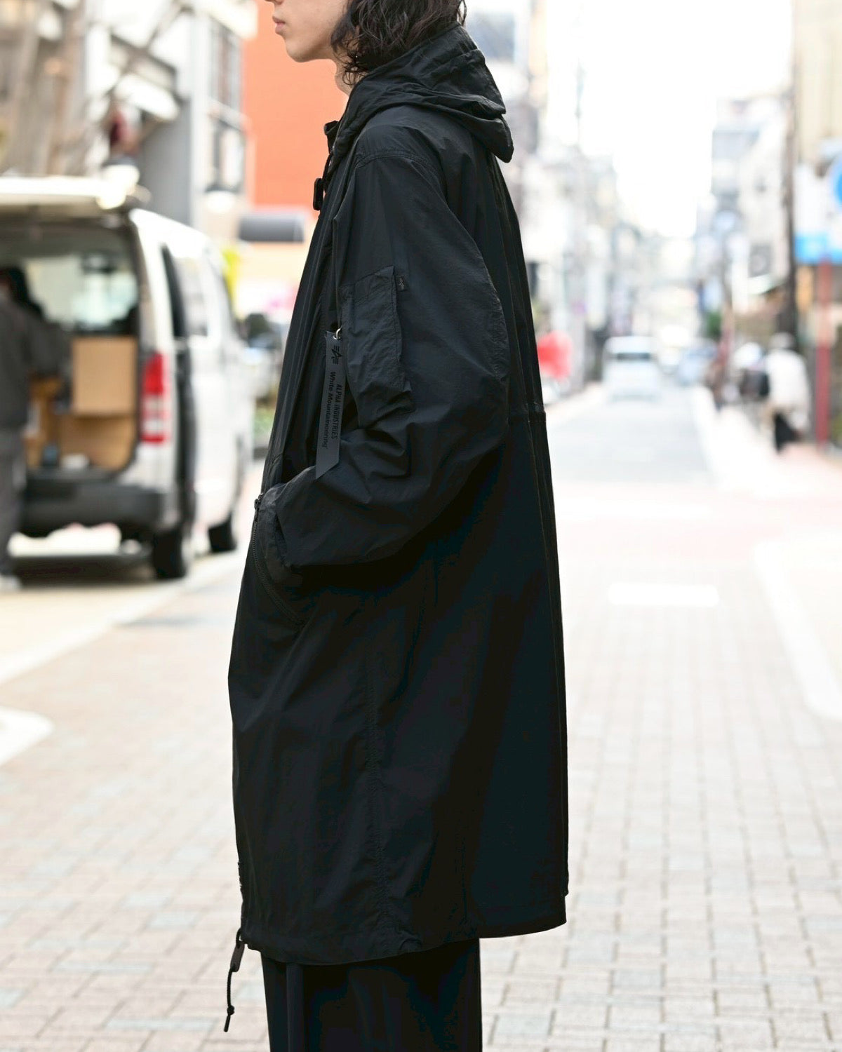 White Mountaineering / WM × ALPHA INDUSTRIES HOODED COAT (WM2671201)
