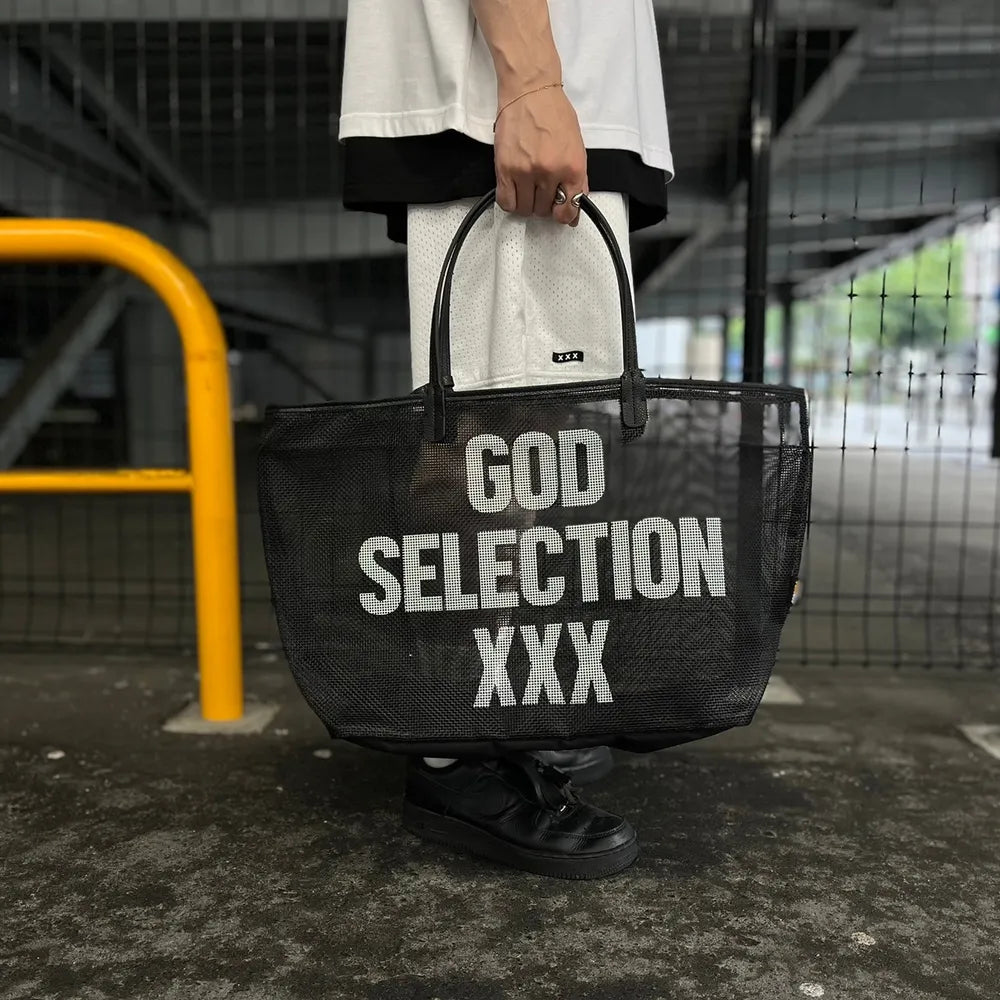 GOD SELECTION XXX / MESH TOTE BAG (GX-S24-GD-05)
