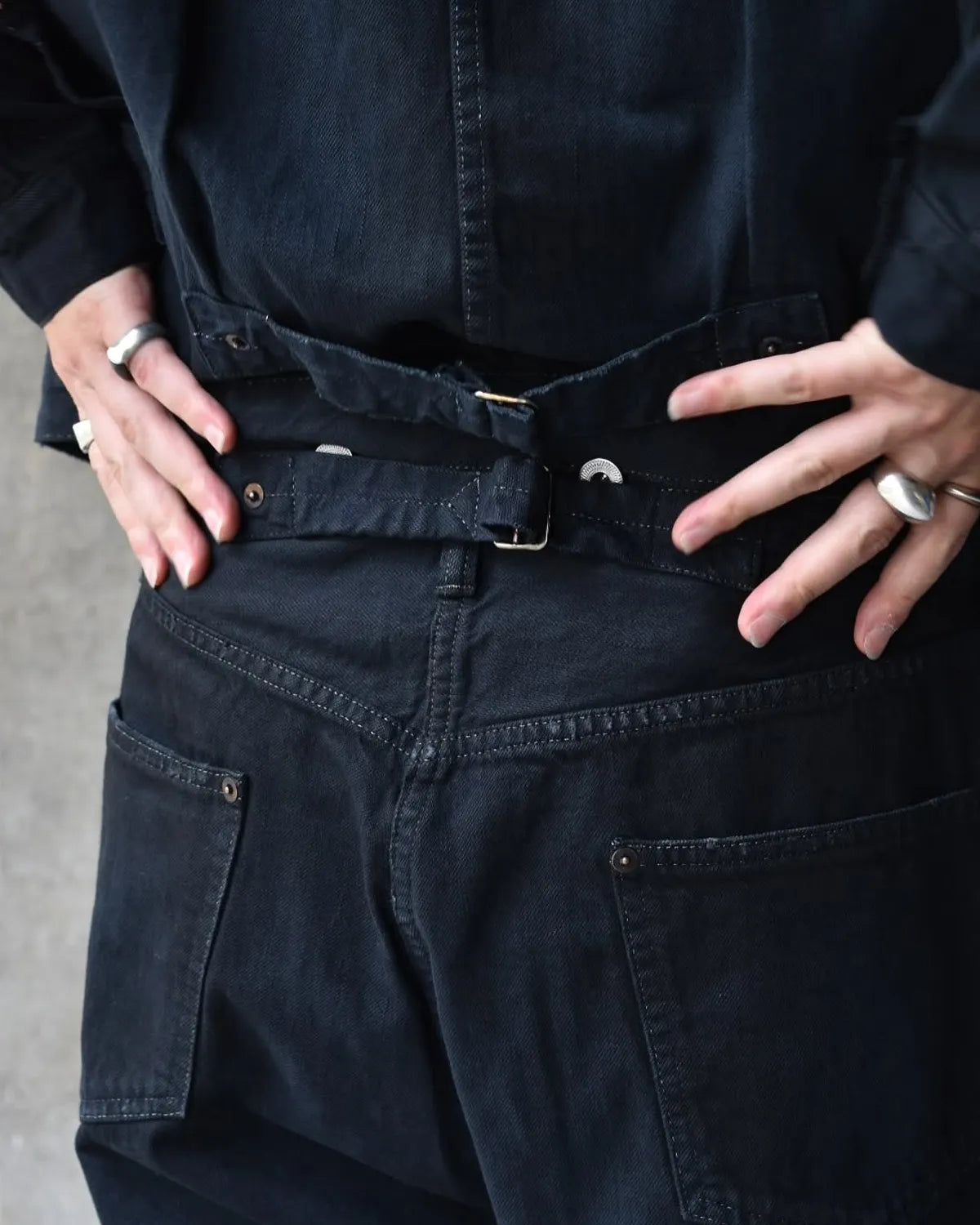 A.PRESSE / No.22 Washed Wide Denim Pants (25AAP-04-05)