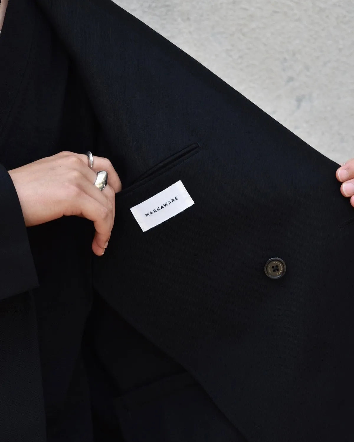 MARKAWARE / Organic Wool Survival Cloth® Double Breasted Comfort Jacket (A25C06JK01C)