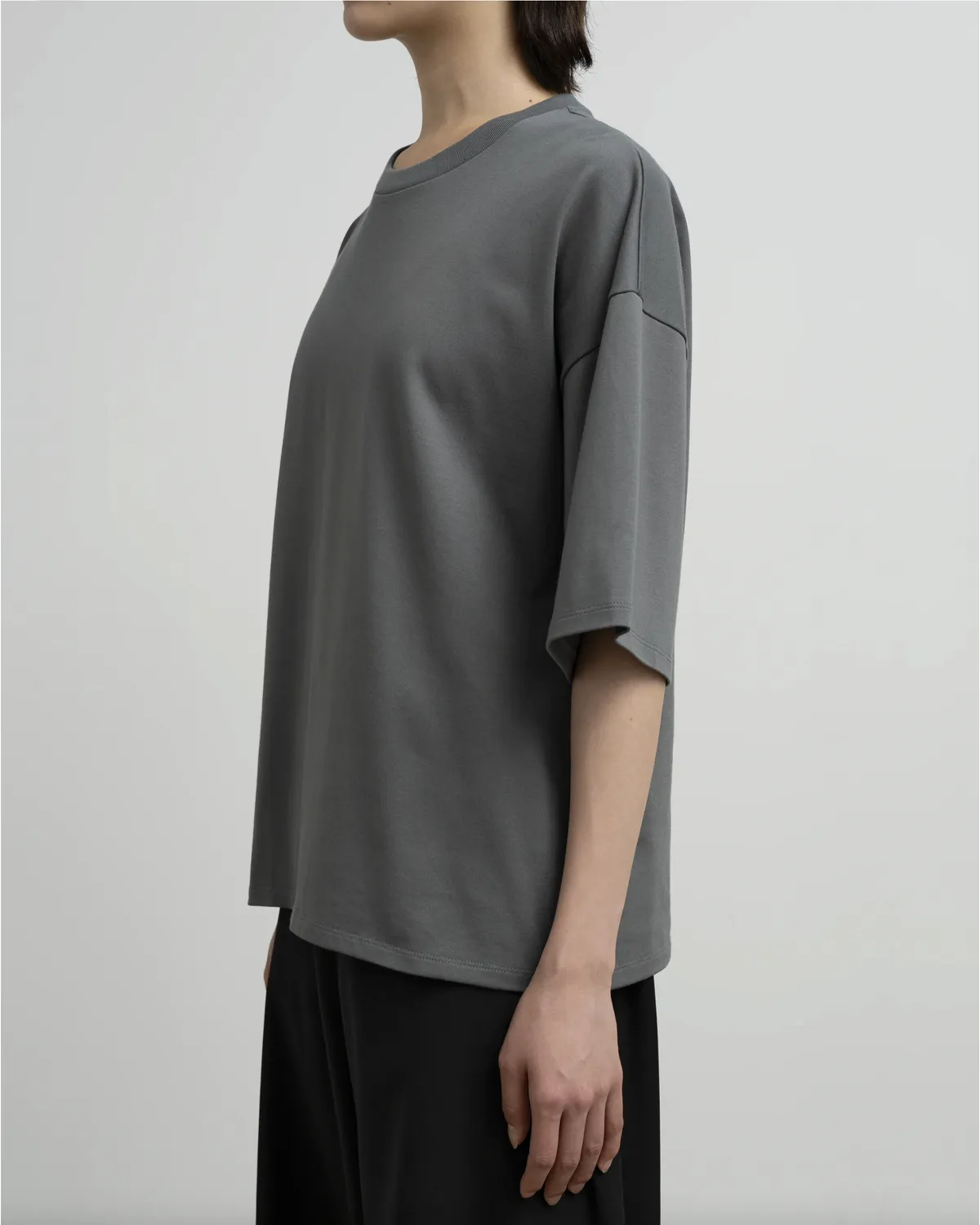 Graphpaper / Tri Spun Cotton Crew Neck Tee (GL263-70360)