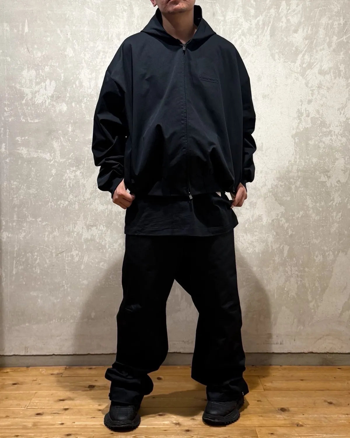 ESSENTIALS / POLY COTTON TWILL HOODIE (202SP258020F)