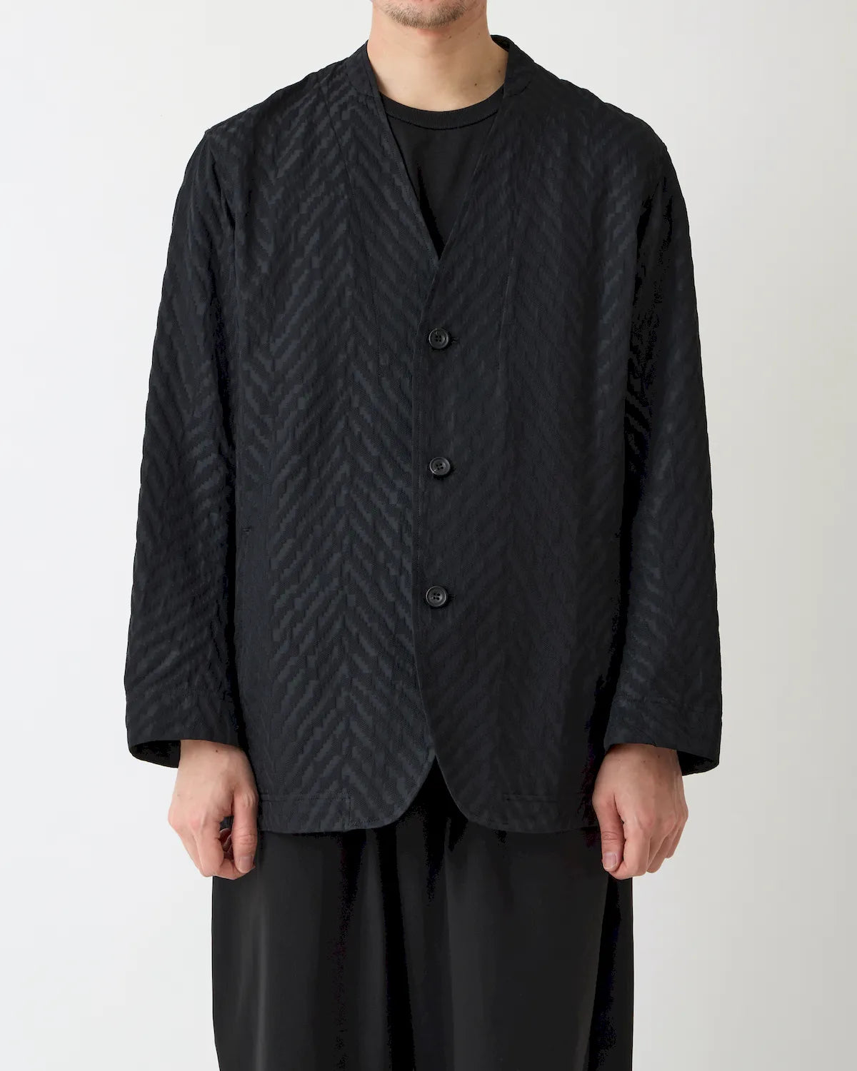White Mountaineering / HERRINGBONE JACQUARD JACKET (WM2573223)