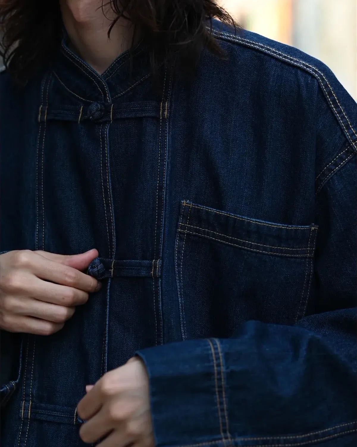 FreshService / CORPORATE DENIM KUNG-FU COVERALL (FSC253-20094OB)