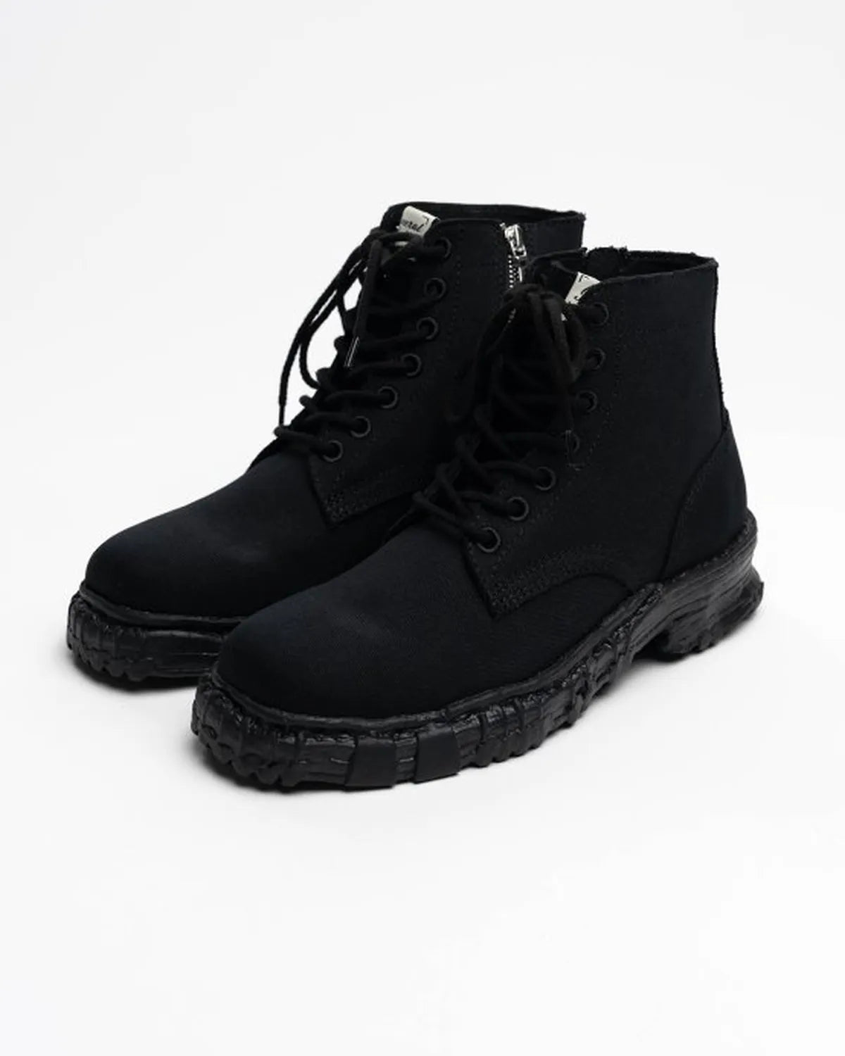 Maison MIHARA YASUHIRO General Scale. / "JOSEPH" Vintage-like Sole Canvas Boots ( S16FW711)