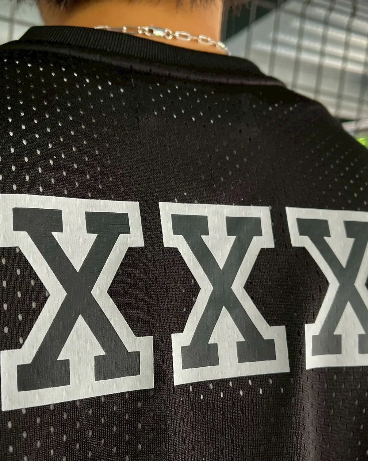 GOD SELECTION XXX / MESH SHORT SLEEVE SHIRT (GX-S25-CS-06)