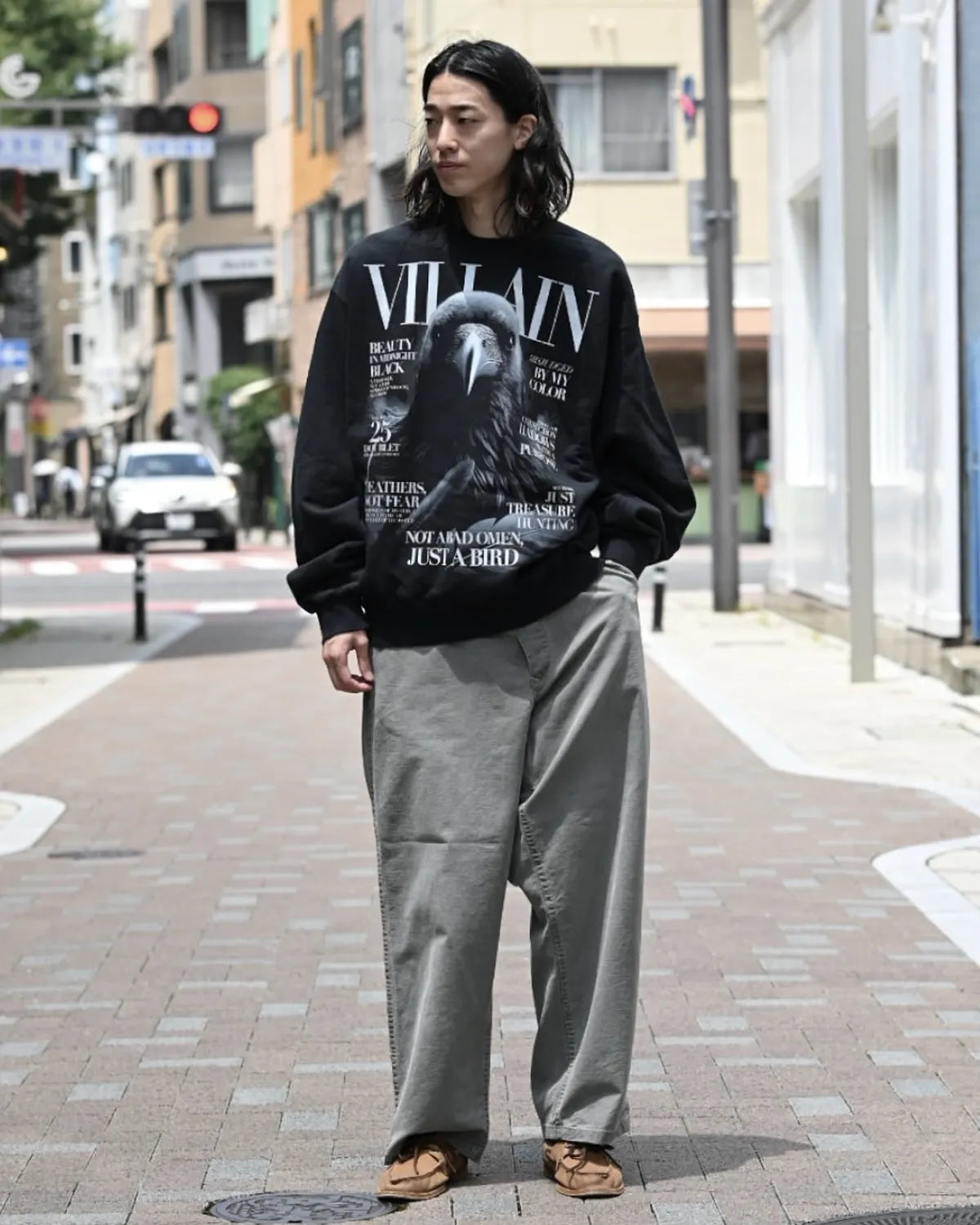 doublet / VILLAIN COVER PRINT SWEAT SHIRT (25AW53CS412)