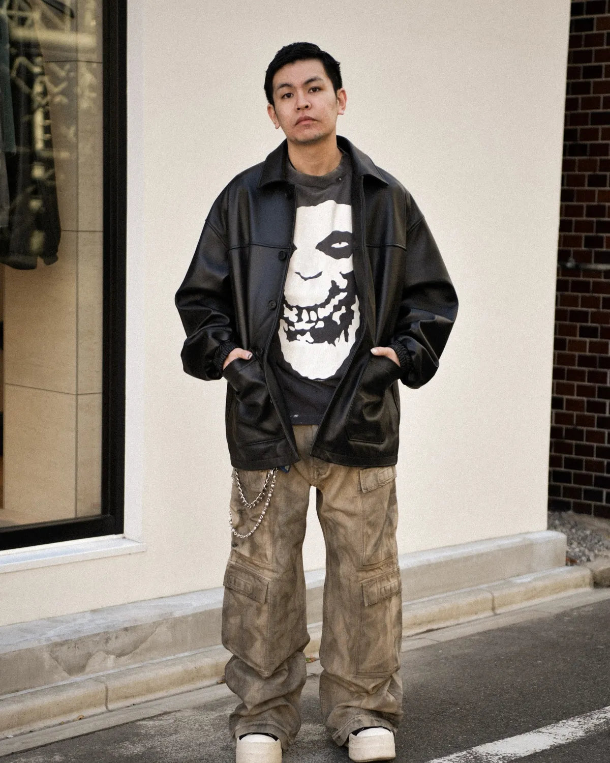 COOTIE PRODUCTIONS® (※ J.B. Voice EXCLUSIVE ) / Leather Car Coat (JB-CTE25A-201)