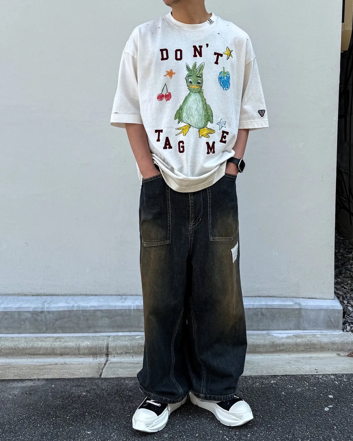 Maison MIHARA YASUHIRO / KIDS DOODLE TEE (J17TS811)
