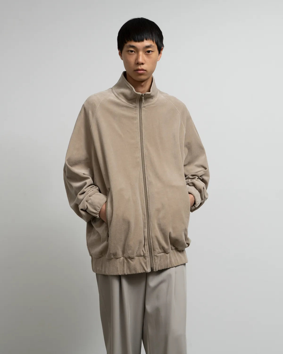 Graphpaper / Oxford Pique Jersey L/S Oversized BD Shirt