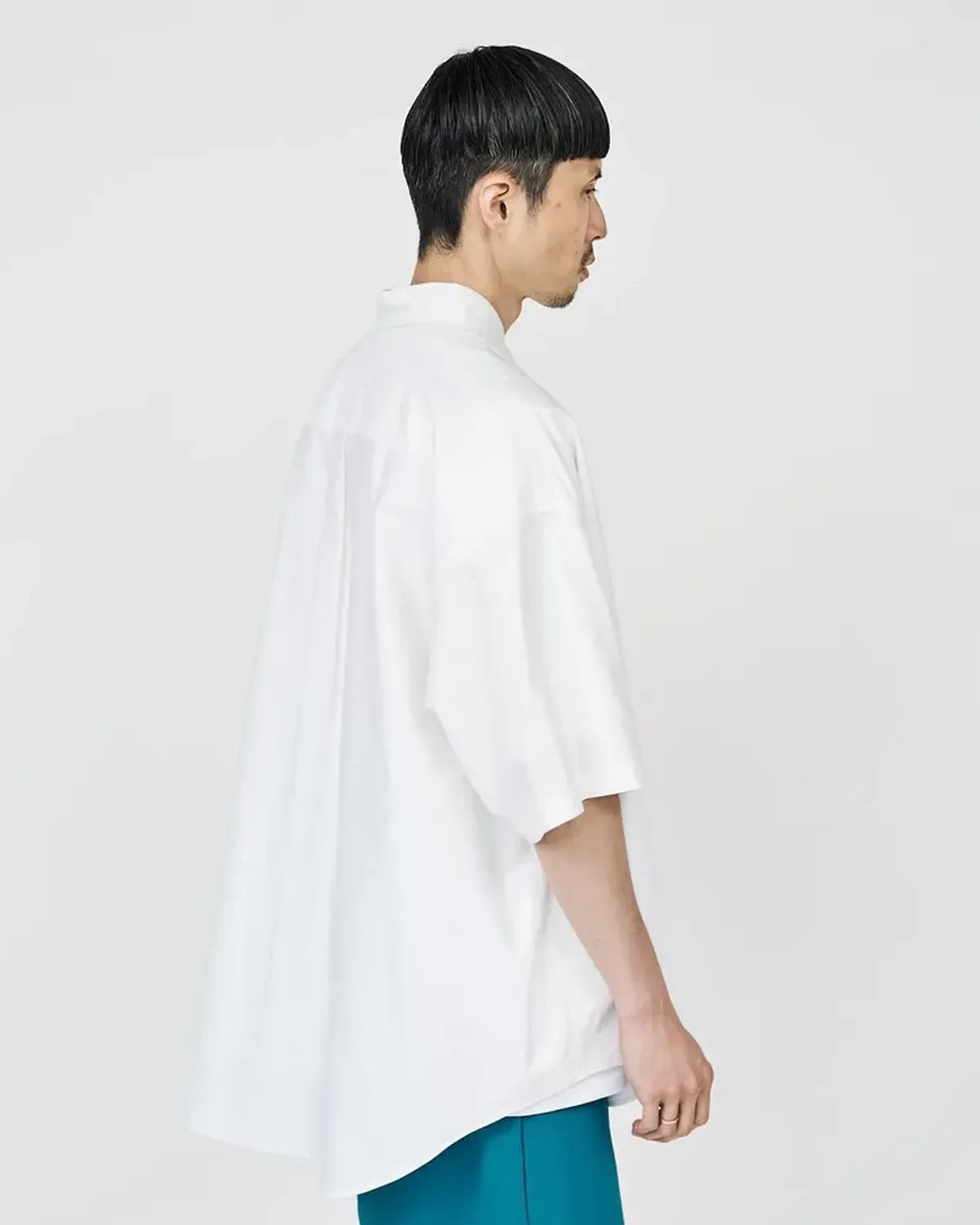 Graphpaper / Oxford S/S Oversized B.D Shirt (GM252-50076B)
