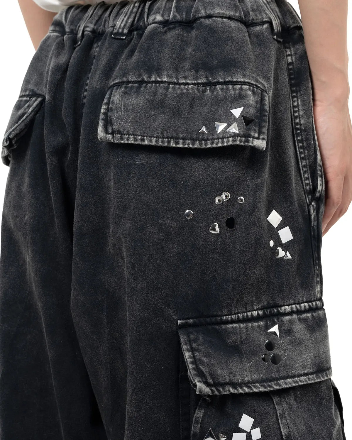 Maison MIHARA YASUHIRO / Embellished Millitary Pants (B15PT062)
