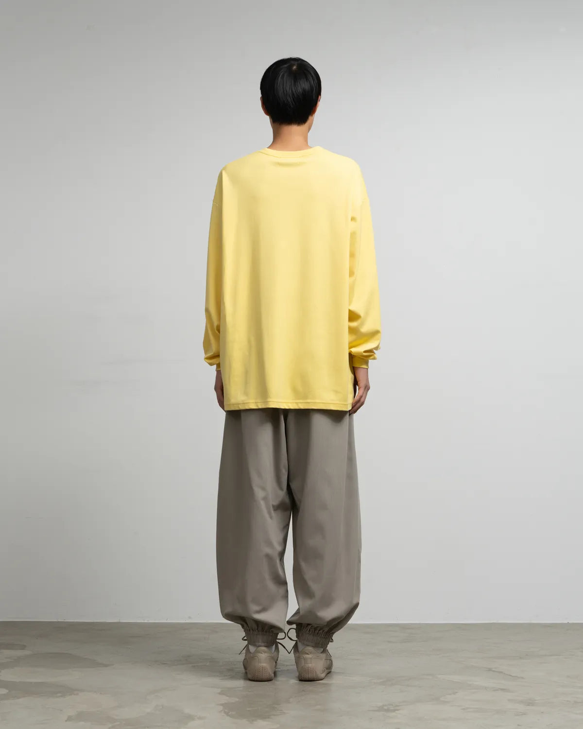 Graphpaper / Brushed Mockrody Crew Neck L/S Tee (GM253-70423)