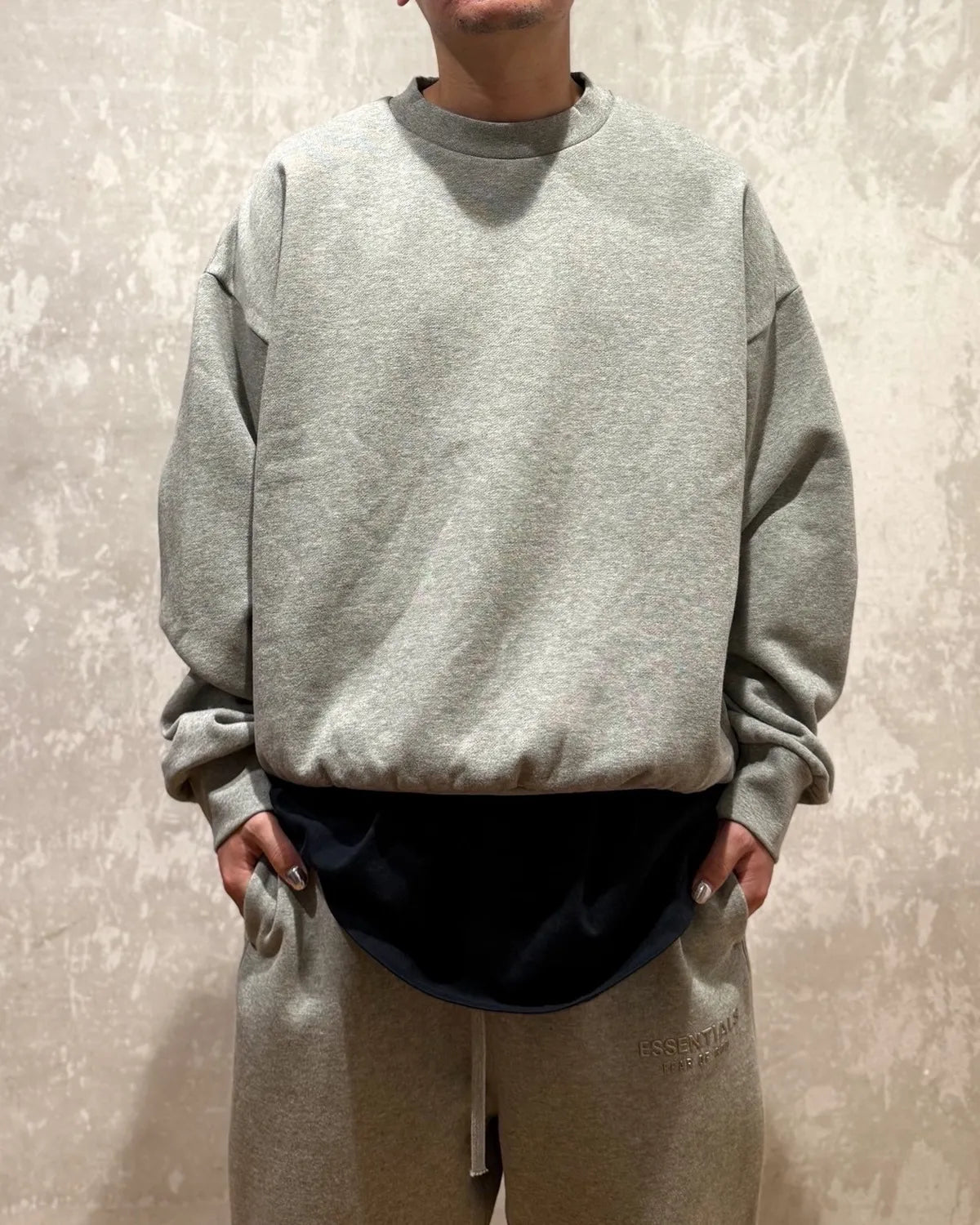 ESSENTIALS / CLASSIC FIT FLEECE CREWNECK (192SP252040F)
