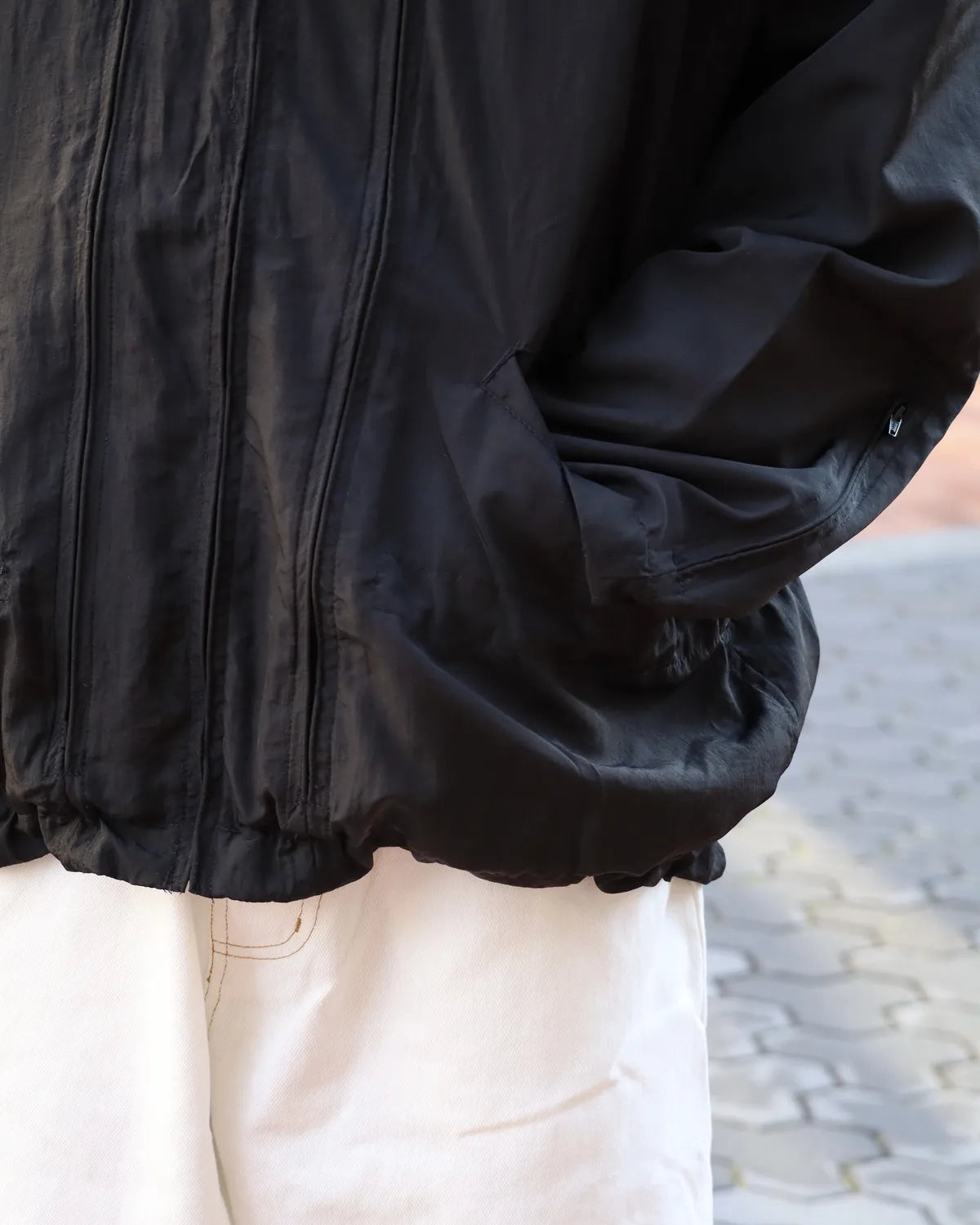 PHINGERIN / CRUSHED NYLON FULL PACK JACKET (PD-261-JK-011)